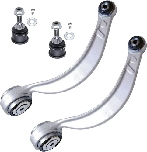 Miniatura 217 de Detroit Axle - Brazos de control superiores traseros para Chrysler 300 Dodge Challenger Charger Magnum, reemplazo del conjunto de brazos de control