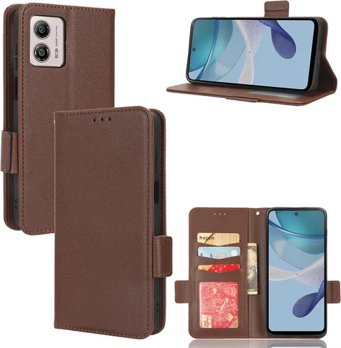 Miniatura 66 de Funda de piel sintética compatible con Motorola Moto E22 4G, funda de piel sintética compatible con Motorola Moto E22i 4G, color negro