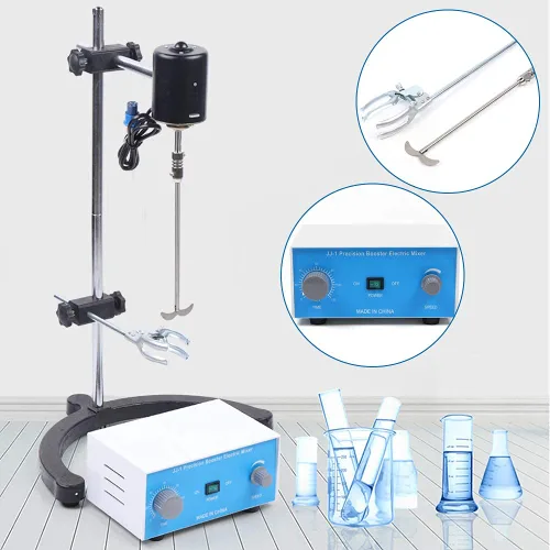 Miniatura 7 de Agitador eléctrico de arriba, mezclador de laboratorio de 0-2800rpm con tiempo y velocidad ajustable 10L mezclador de laboratorio de agitación