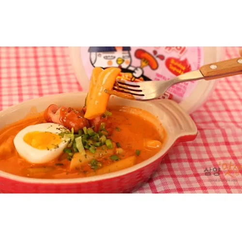 Miniatura 5 de Samyang Carbo Buldak Tteokbokki Pastel de arroz coreano instantáneo 6.31 onzas