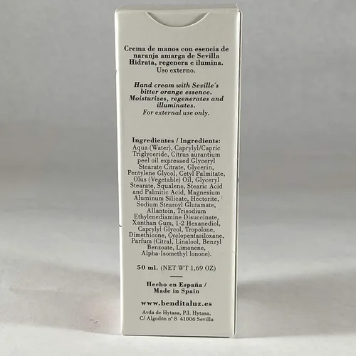 Miniatura 2 de Benditaluz Crema de Manos Naranja Sevilla