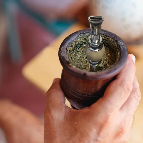 Miniatura 5 de Bombilla reutilizable Yerba Mate - Filtro de acero inoxidable extraíble estilo cuchara con una hermosa cuenta, popote de metal para beber té