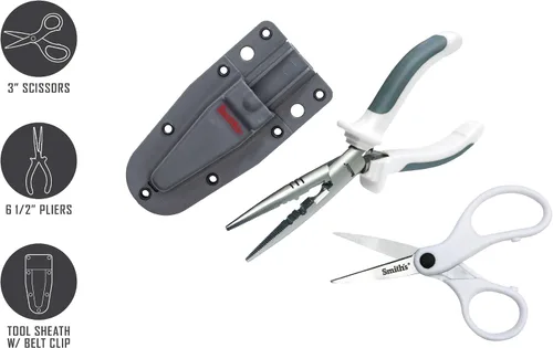 Miniatura 2 de SMITH'S LAWAIA 51255 Juego de alicates y tijeras gris/blanco