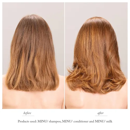 Miniatura 2 de Davines MINU/Champú, limpiador protector e iluminador para cabello teñido – Preserva la vitalidad y el brillo con café verde – Fórmula suave que