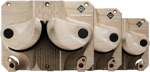 Miniatura 18 de Gravity Grabber La estantería de pared definitiva para esquís y tablas de snowboard - Se adapta a cualquier esquí o tabla de snowboard - Guarda tus