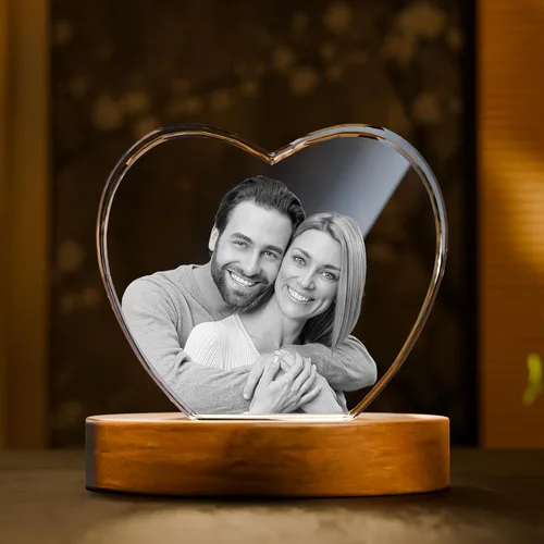 Miniatura 9 de Artmosphere Foto de cristal 3D, regalo de fotos personalizado para padre, marido, hombres y abuelo, gran regalo personalizado con tu propia foto