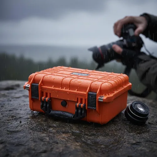 Miniatura 3 de MEIJIA Funda protectora portátil impermeable para todo tipo de clima, funda rígida, funda para cámara con espuma de ajuste personalizado, compatible