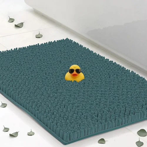 Miniatura 14 de ITSOFT Alfombra de Felpa para Baño 59x21 pulgadas, Tapetes de Baño Absorbentes Lavables a Máquina Antideslizantes, de Secado Rápido, Alfombras