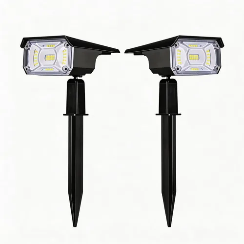 Miniatura 24 de LEREKAM 40 focos LED, IP65, impermeables, con energía solar, 2 en 1, luz de pared, luces de paisajismo al aire libre, encendido/apagado automático