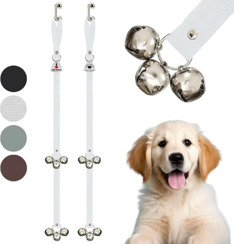 Miniatura 11 de Caldwell's Pet Supply Co. Campanas para orinal para perros, campanas para puerta de perro, campanas para salir al exterior, campana de entrenamiento