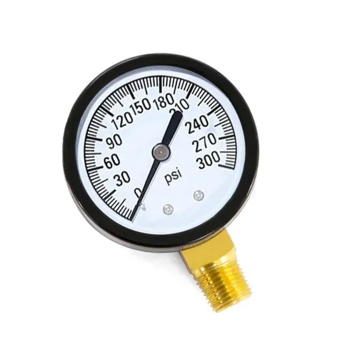 Miniatura 12 de Manómetro de presión de 1/4" NPT, lleno de glicerina, esfera de 2 1/2 pulgadas, 0-30 psi, caja de acero inoxidable 304, montaje trasero central
