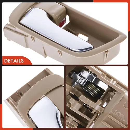 Miniatura 8 de A-Premium Manija de puerta interior delantera o trasera izquierda del lado del conductor compatible con Toyota Camry 2002 2003 2004 2005 2006