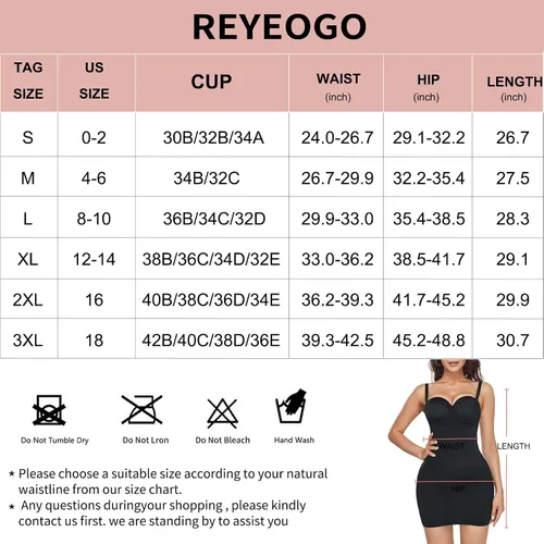 Miniatura 7 de REYEOGO Body moldeador de cuerpo completo para mujer parte inferior del vestido lencería adelgazante brasier integrado faja con control de abdomen