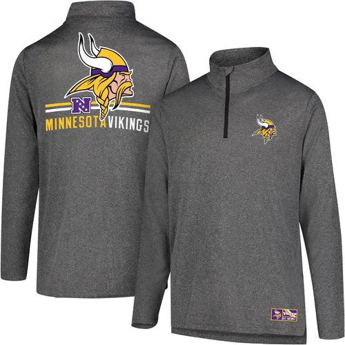 Miniatura 36 de Ultra Game Men's NFL Official Super Soft Quarter Zip Long Sleeve T-Shirt