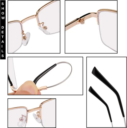 Miniatura 6 de Gafas de lectura progresivas multifoco para computadora con bloqueo de luz azul