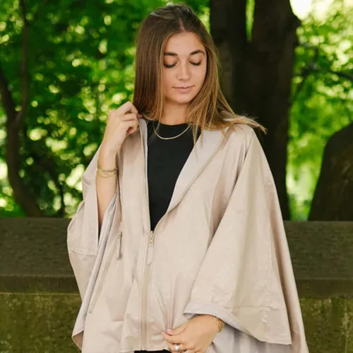 Miniatura 5 de Abrigo con capucha reversible y repelente al agua para mujer