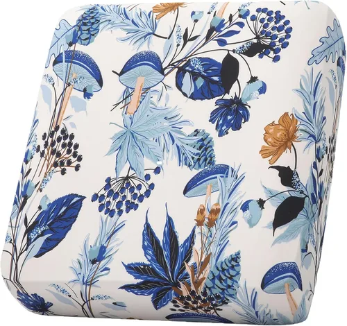 Miniatura 96 de hyha Fundas de cojín estampadas para sofá al aire libre, fundas florales lavables para muebles de patio, exteriores, funda de repuesto para asiento