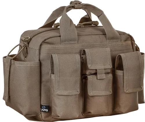 LAPG - Bolsa táctica de múltiples bolsillos para hombre, bolsa de pañales táctica para papá, salida de rango, para papá