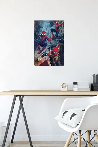 Miniatura 4 de Trends International Marvel Spider-Man: No Way Home - Póster de pared de trío, 14.725 x 22.375 pulgadas, versión premium sin marco