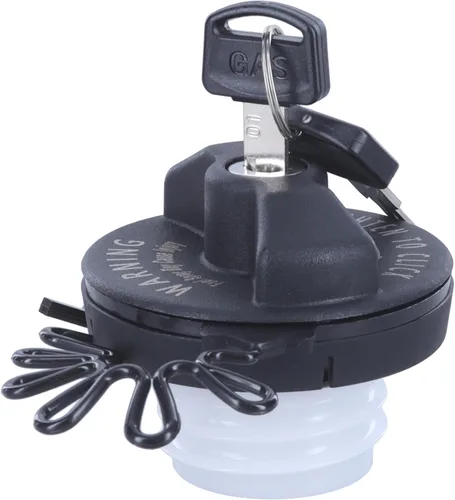 Miniatura 6 de MotoRad Tapa de combustible de bloqueo similar con llave regular, color negro