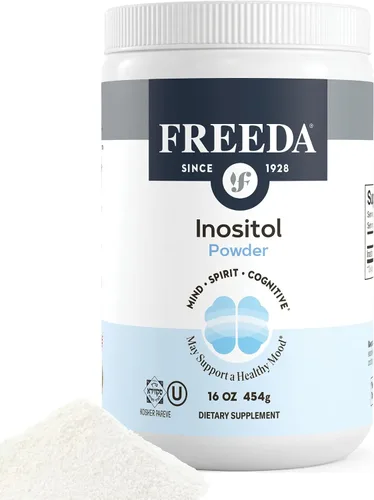FREEDA Polvo puro de mio-inositol – Vitamina B8 para hormonas, estado de ánimo y salud celular – Apoya la fertilidad, la concentración, la energía y