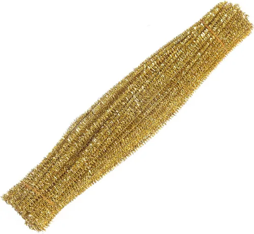 Miniatura 9 de 100 tallos de felpilla de oropel con brillantina, flexibles y flexibles y flexibles para decoración de manualidades creativas, tallos de felpilla