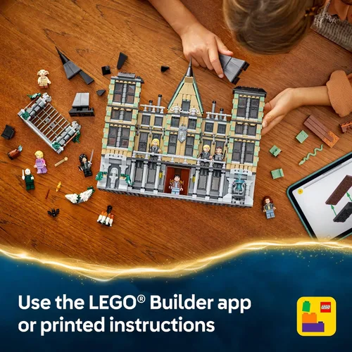 Miniatura 6 de LEGO Harry Potter Malfoy Manor Set de Construcción - Juguete de Harry Potter para Niños y Niñas, Edades 10+ - Juguete Coleccionable para Niños