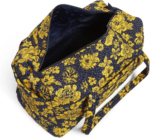 Miniatura 2 de Vera Bradley Women's Cotton Collegiate Large Travel Duffle Bag (Multiple Teams Available)
