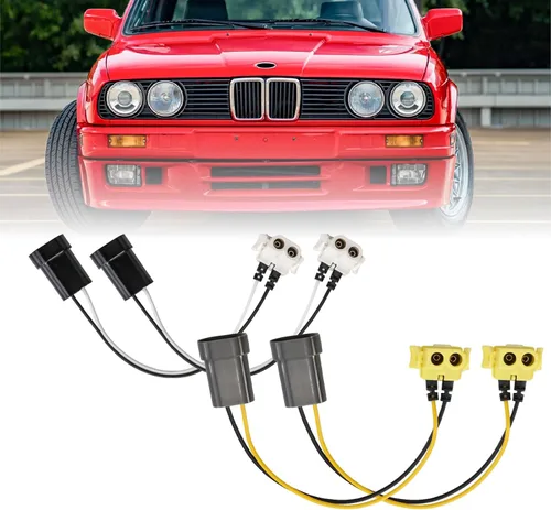 Miniatura 12 de USR Pre Face 84-86 E30 EURO OE Style Lente Clara Esmerilada Luz Trasera Set de Lámpara Trasera (Izquierda + Derecha) Compatible con 1984-1986 BMW
