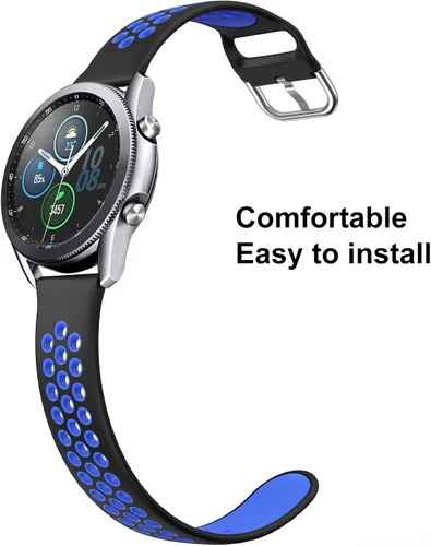 Miniatura 3 de Paquete de 3 correas deportivas compatibles con Samsung Galaxy Watch de 1.811 pulgadas/Gear S3 Frontier para hombres y mujeres, correa de reloj