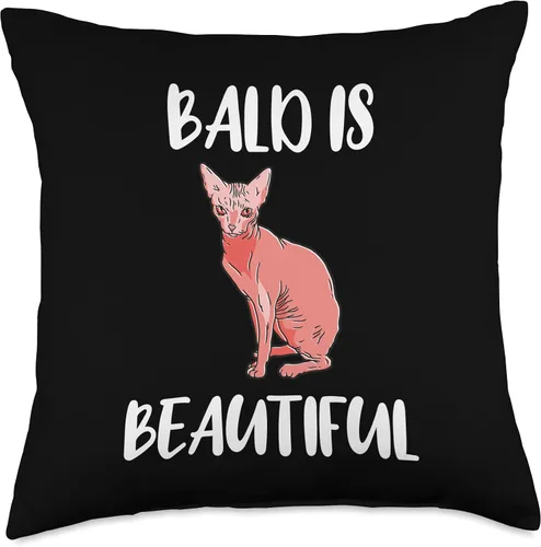 Miniatura 5 de Funny Sphynx Cat Ideas Sphynx Cat Lover Idea Cald Beautiful Sphynx Owner - Almohada para amantes de los gatos, 16 x 16 pulgadas, multicolor