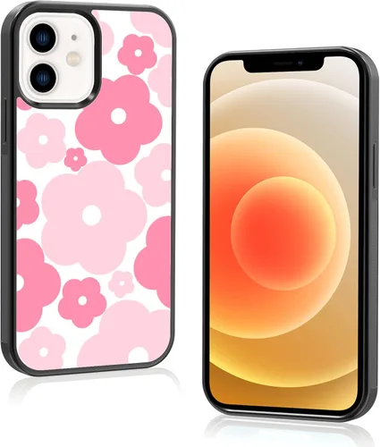 Miniatura 36 de Funda para iPhone 8 Plus y iPhone 7 Plus, linda funda Kawaii azul hibisco hawaiano floral estética floral para niñas preppy mujeres