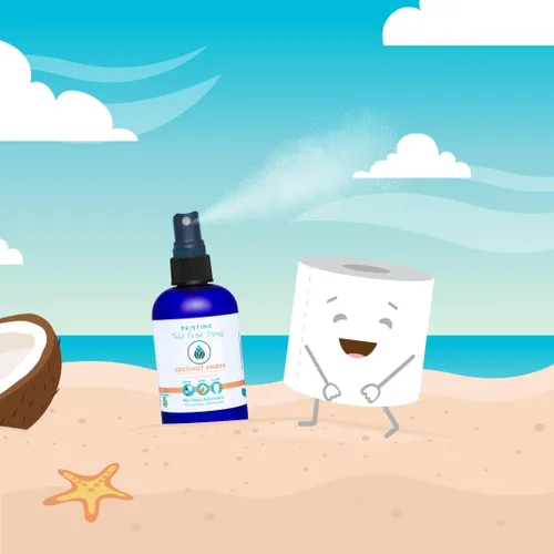 Miniatura 5 de PRISTINE Spray para Papel Higiénico - Como se Vio en Shark Tank, Alternativa Más Natural a las Toallitas de Limpieza Personal y Toallitas Húmedas