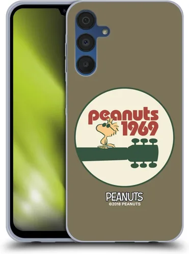 Miniatura 78 de Head Case Designs Funda de gel Woodstock 50th con licencia oficial de Peanuts Snoopy Guitar 1969 [protección de grado militar] compatible