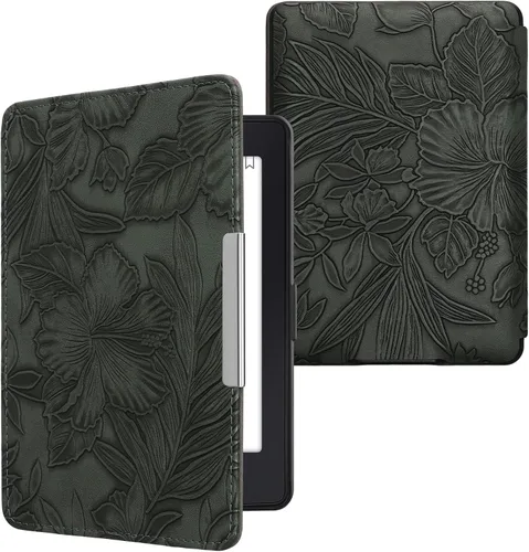 Miniatura 23 de kwmobile Funda compatible con Amazon Kindle PaperWhite - Funda para lector electrónico - Azul pez pequeño/azul claro/blanco