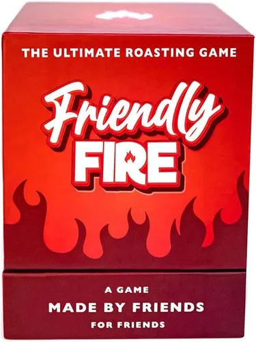Friendly Fire Juego de cartas de bromas para adultos, ideal para noches familiares memorables, noches de juego para adultos y fiestas hilarantes,
