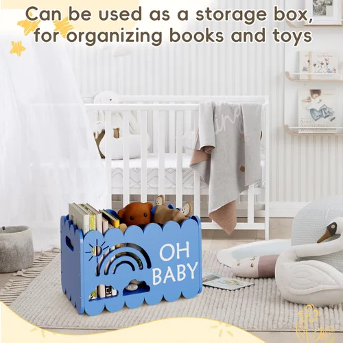 Miniatura 7 de Caja de madera para baby shower para niños y niñas, regalos de canasta para nuevos padres, regalo de bienvenida para bebé, adecuado para el embarazo
