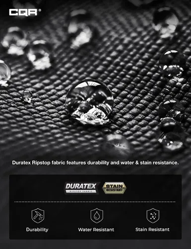 Miniatura 8 de CQR - Pantalones de trabajo Ripstop para hombre, pantalones tácticos repelentes al agua, para uso al aire libre, pantalones cargo rectos, EDC
