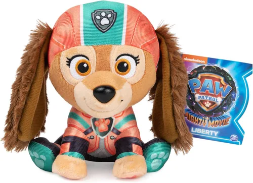 Miniatura 6 de GUND - Peluche de felpa de Liberty de Paw Patrol: La Gran Película, juguete de peluche con licencia oficial para edades de 1 y más, 6 pulgadas