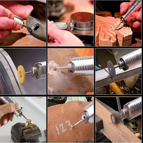 Miniatura 5 de Amoladora de eje flexible Carver Herramienta giratoria para tallar Herramientas multifunción para trabajar el metal, control de pedal de pie, 30