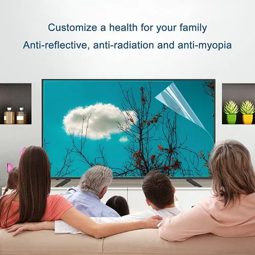 Miniatura 6 de AIZYR Película protectora de pantalla de TV antiarañazos de 75 a 85 pulgadas, ultra transparente, antiluz azul, cubierta protectora de pantalla