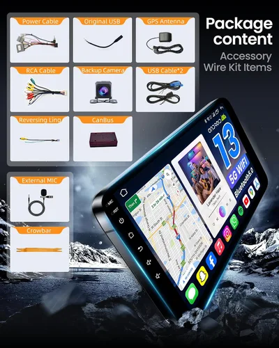 Miniatura 7 de Radio de coche WiFi 5G para Ford F150 Radio 2009-2014: estéreo con pantalla táctil HD de 9 pulgadas, Carplay inalámbrico incorporado y Android Auto
