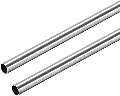 Miniatura 8 de uxcell Tubo redondo de acero inoxidable 304 0.118 in OD 0.008 in espesor de pared 9.843 in de longitud Tubo recto sin costura 2 piezas