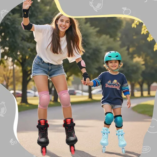 Miniatura 2 de LKD Patines en línea ajustables, patines al aire libre para hombres y mujeres