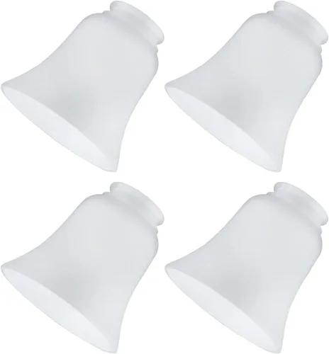 Miniatura 9 de Cubiertas de vidrio para ventilador de techo, reemplazo de pantalla de vidrio para lámpara de luz, paquete de 4 globos de vidrio transparente