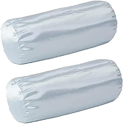 Alex Orthopedic Paquete de dos fundas de almohada cervical para el cuello – Satén blanco – Calidad súper suave – Fabricado en Estados Unidos – Fácil