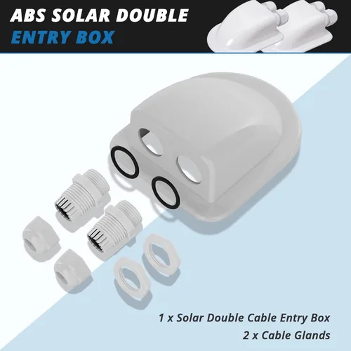 Miniatura 6 de Kit de paneles solares policristalinos de 200 W, 2 piezas de 100 W para hogares, casas rodantes, automóviles, campamentos, barcos marinos, soportes
