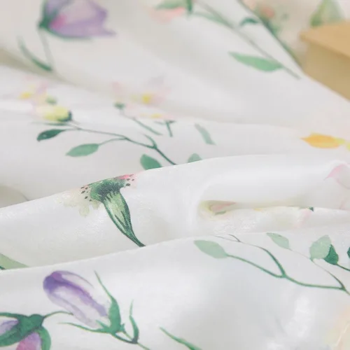 Miniatura 7 de naturetalk Cortinas de privacidad con patrón floral mixto, no se transparentan, cortinas lisas y sedosas con ojales plateados antiguos en la parte