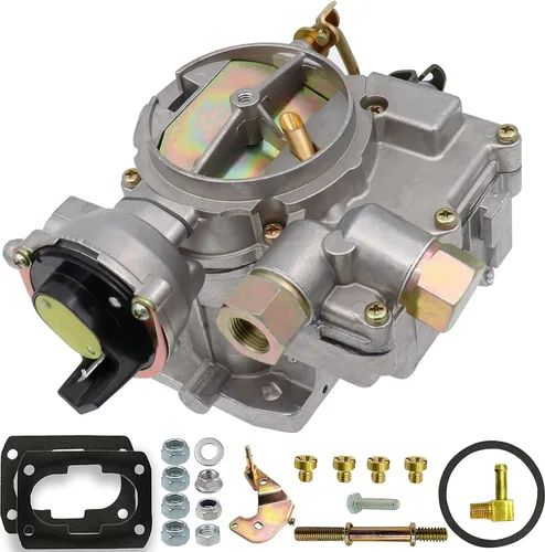 Carburador marino de 2 barriles para Mercruiser 3.0L carburador Mercarb 2.5L 4 CYL V6 V8 Motores con chorros de estrangulador eléctrico Juntas de