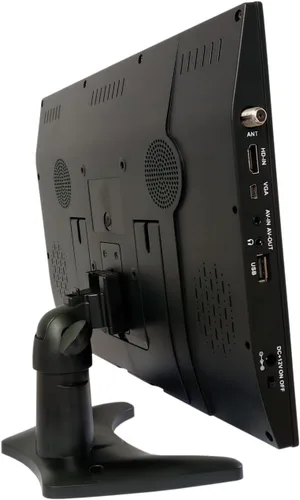 Miniatura 3 de Naxa NT-1400 Televisor portátil de 14.1 pulgadas y reproductor multimedia digital con sintonizador ATSC integrado para TV HD sobre el aire, soporte